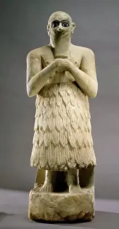Faith Prints: Statue of Praying Figure, Near Eastern Art, Syria, Damascus, National Museum of Damascus