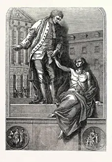 Culture Prints: THE STATUE OF THOMAS GUY, a British bookseller