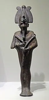 Israel Prints: Statuette of Osiris, the king of the dead