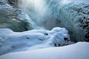 Movements Prints: Steam rising from glacial hot spring