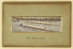 Race Prints: Stevengraph, The Final Spurt