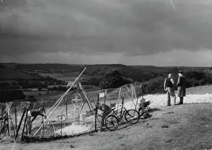 Bicycle Prints: Back to the Stone Age -- The entrance guarded by wire netting
