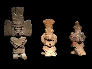 Seas Prints: Stone figurines of Chalchiuhtlicue