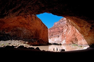 Colorado River Prints: Stopping in Redwall Cavern, Grand Canyon National Park, Arizona