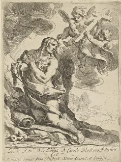 Papier Prints: Storer, Johann Christoph, Maria Magdalena