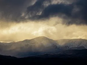 Tracking Prints: Storm light snow squalls, Torres del Paine National Park