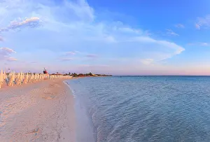 Holidays Prints: Strand von Porto Cesareo The most beautiful sandy beaches of Apulia: Porto Cesareo marine in Salento coast