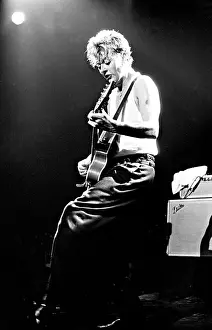 Singing Prints: The Stray Cats live in concert at the Lyceum in London UK on 18th September 1983