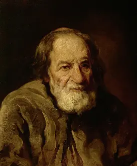 Portrety Prints: Study of an Old Peasant Micha