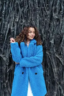 People In Nature Prints: Stylish Young Woman In The City