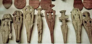 Cairo Prints: Stylized female figurines, Cairo Museum