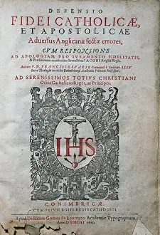 Spaniard Prints: SUAREZ, Francisco (1548-1617). Spanish Jesuit priest