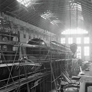 : Submarine under building.Sweden