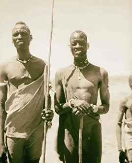 Sudan Prints: Sudan. Malakal. Two Shiluki types. 1936, Sudan, Malakāl