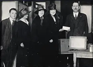 Shirt And Tie Prints: Suffragettes c. 1922
