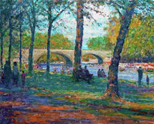 Arch Bridge Prints: Summer Afternoon, Evesham by Charles Neal, 2012