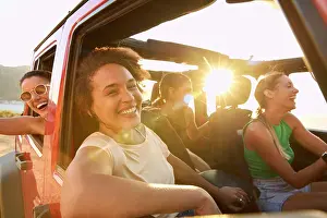 Erwachsene Prints: Summer, friends, road trip, summer
