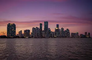 Summer skyline new miami skyscrapers