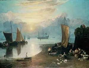 Water Vehicle Prints: Sun Rising Through Vapor Joseph Mallord William Turner (1775-1851 English)