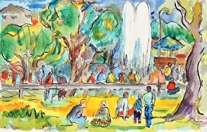 Fine Prints: Sunny Day in Washington Square Park