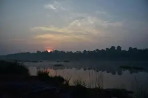 2018 Prints: Sunrise, Auranga River, Ghadoi