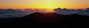 Heaven Prints: This is sunrise from Haleakala Volcano Summit located at Haleakala National Park