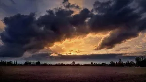 Thrill Prints: Sunset at Coursan in autumn