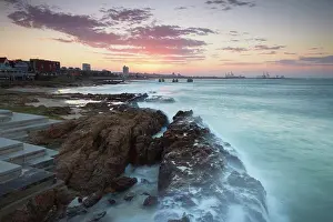 Indian Ocean Prints: Sunset on Hobie Beach, Summerstrand, Port Elizabeth, Eastern Cape, South Africa