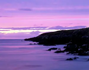 Yelling Prints: Sunset over Sands of Breckon, one of the finest beaches in Shetland