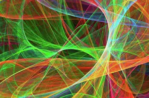 Idea Prints: Superstrings, conceptual computer artwork