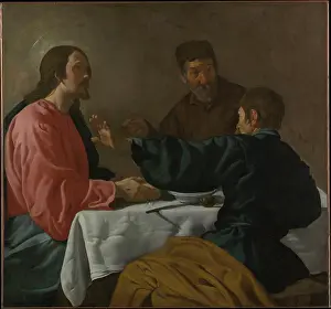 Provided Prints: The Supper at Emmaus 1622-23 Velázquez (Diego Rodríguez de Silva y Velázquez)