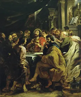 Mustache Prints: The Last Supper Peter Paul Rubens (1577-1640/Flemish) Pinacoteca di Brera