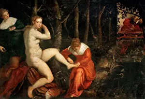 Justice Prints: Susanna and the Elders by Tintoretto