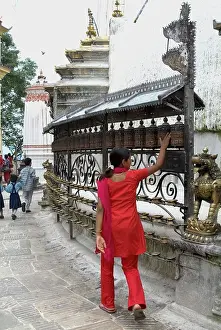 Capital Prints: Swayambhunath Monkey Temple, Kathmandu, Nepal, Asia