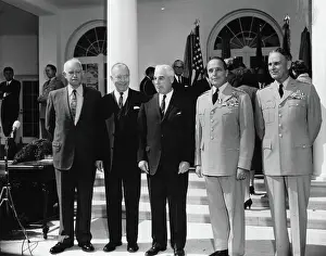 George Prints: Swearing-in ceremony, Gen. Maxwell Taylor