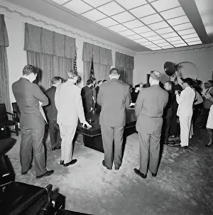 Assistant Prints: Swearing-in ceremony, James Ramey John Palfrey