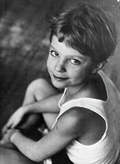 1954 Prints: The Swedish Royal Family - Crown Prince Carl Gustav of SwedenPhotographer shows Prince Carl Gustav at the age of 8¼;