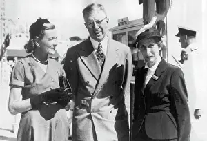 1952 Prints: Swedish Royalty And Holiday Hostess