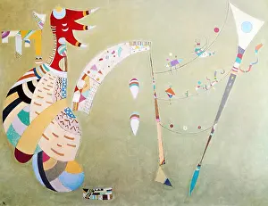 1944 Prints: swinging oil and lacquer on canvas