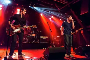 Luminous Prints: The Swiss band Baby Jail playing live at the Schueuer, Luzern, Switzerland, Europe