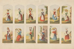 Aprons Prints: Swiss Costumes Bradshaw & Blacklock Active Ca.1850