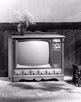 Monochrome Prints: Sylvania Electric Products introduces its 1970 color television line with Instant Color pictures