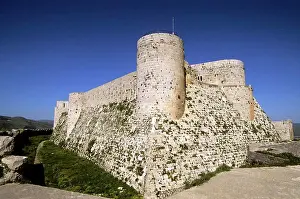 Historic Site Prints: Syria, Near Homs, Central Syria, Crac Des Chevaliers, Castle Of The Knights, Crusaders