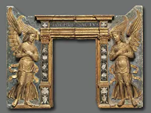 Relief Prints: Tabernacle Relief with Flanking Angels