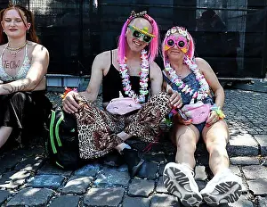 Electronic Prints: Techno fans celebrate Rave the Planet in Berlin, Berlin, 08.07.2023
