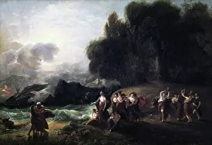 Telemachus and Calypso, 1809, Benjamin West, (1738-1820/American)