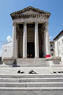 Emperors Prints: Temple of Augustus - Pula - Croatia