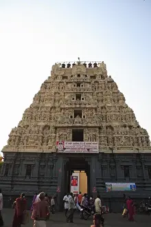Pilgrimage Prints: Temple kanchi kamakoti peetam sri kamakshi ambal ; district Kanchipuram ; state Tamilnadu ; India