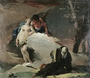Bare Chest Prints: Temptation of Saint Anthony Giovanni Battista Tiepolo (1696-1770 Italian) Oil sketch