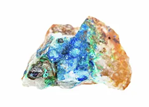 Nahaufnahme Prints: Tennantite, Azurite